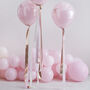 Rose Gold Party Balloon Tail Streamers, thumbnail 1 of 3