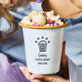 Personalised Coloured Enamel Snack Pot For Her, thumbnail 1 of 4