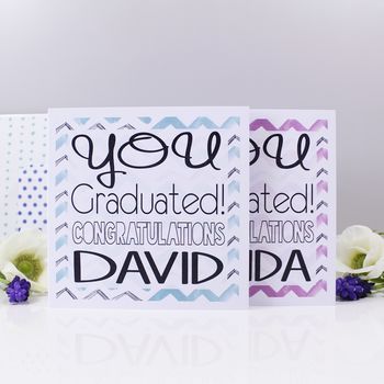 Personalised 'Congratulations' Graduation Card, 4 of 7