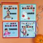 Adorable Witch Personalised Halloween Card, thumbnail 4 of 6