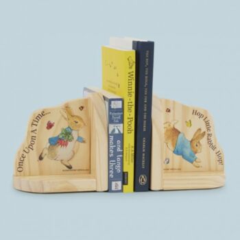 Personalised Peter Rabbit Wooden Bookends, 3 of 3