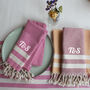 Personalised Soft Cotton Tea Towel And Tablecloth, thumbnail 5 of 11