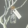 Miniature Silver Snowflakes Personalised Christmas Decoration, thumbnail 1 of 11
