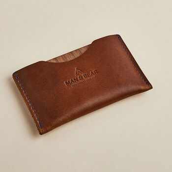 Personalised Wood Beard Comb And Leather Pouch, 3 of 5