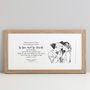 Personalised Illustrated Poem Or Vows Print, thumbnail 1 of 5