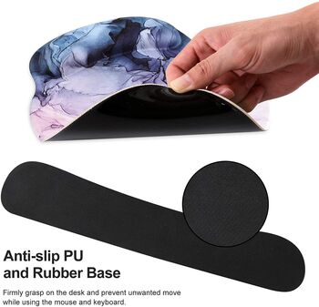 Set Of Two Keyboard Rest And Mouse Mat Multicoloured, 5 of 6