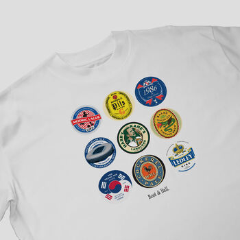 Tottenham Beer Mats Oversized T Shirt, 3 of 10