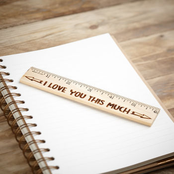 Personalised Wooden Ruler, 2 of 4
