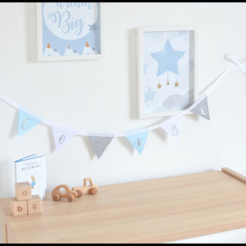 Personalised New Baby Felt Bunting, 3 of 11