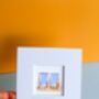 British Summer Beach Chairs Mini Art Print, thumbnail 4 of 9