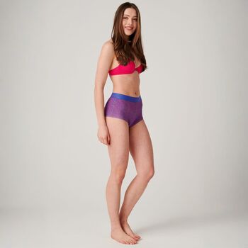 Women's 'Wild Cat' Four Pack Bamboo Hipster Briefs, 12 of 12