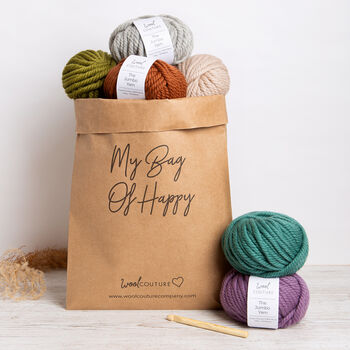 Boho Circular Cushion Easy Crochet Kit, 9 of 9