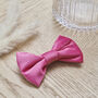 Pink Velvet Dog Bow Tie, thumbnail 2 of 6