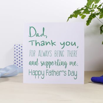 Personalised Father's Day Card, 9 of 9