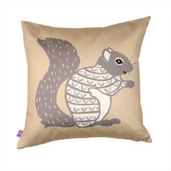 squirrel cushion cover