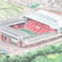 Liverpool Fc Anfield Stadium Fine Art Print, thumbnail 2 of 3