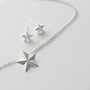 Sterling Silver Solid Star Stud Earrings, thumbnail 6 of 9