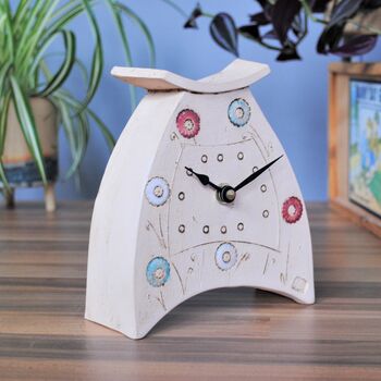 Personalised Medium Flower Clock, 4 of 6