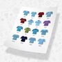 City Classic Retro Kits Team Print, thumbnail 3 of 4