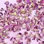 One Litre Biodegradable Confetti, Pink Rose Petals, thumbnail 2 of 2