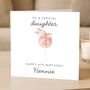 Personalised Daughter 4th Birthday Card, thumbnail 1 of 7