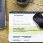 Personalised Web Search Mouse Mat, thumbnail 3 of 3