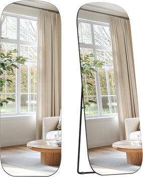 Rounded Full Body Mirror Standing Frame, 7 of 7