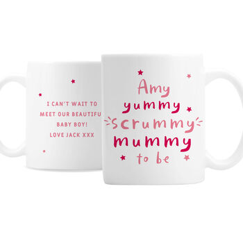 Personalised Yummy Scrummy Mummy To Be Mug, 2 of 6