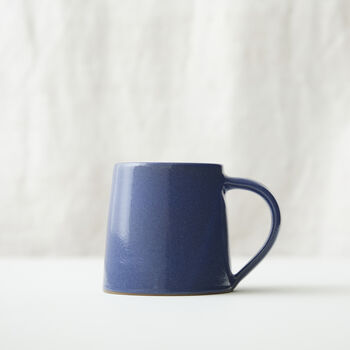 Fair Trade Handmade Glazed Stoneware Conical Mug, 9 of 12