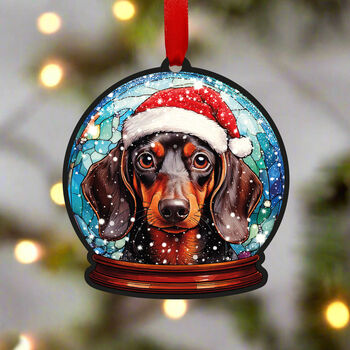 Dachshund Dog Tree Decoration, 3 of 6
