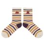 Tiny Animal Print Stipe Socks, thumbnail 1 of 3