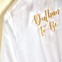 Dulhan To Be Silk Robe White And Gold, thumbnail 2 of 2