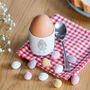 Personalised Easter Chick Ceramic Egg Cup, thumbnail 2 of 4