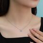 Tiny Cat Pendant Necklace In Sterling Silver, thumbnail 6 of 12