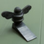 Bee Door Stop Wedge | Brass Bee Door Stop Holder, thumbnail 4 of 4