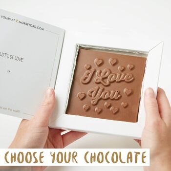 'I Love You From My Head Tomatoes' Chocolate Card, 2 of 3
