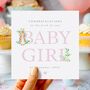 Personalised Peter Rabbit New Baby Card *Pink + Blue Options, thumbnail 3 of 3