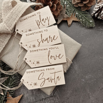 Mindful Christmas Gift Tags Want Wear Need Read, 2 of 3