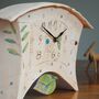 Large Flowers And Leaves Clock With Pendulum, thumbnail 4 of 6
