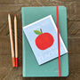 Mini Thank You Teacher Apple Card, thumbnail 3 of 4