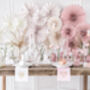 Dusty Rose Pink Party Fan Decorations X Three, thumbnail 4 of 4