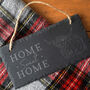 Highland Cow 'Home Sweet Home' Illustrated Slate Sign, thumbnail 1 of 2