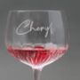 Personalised Crystal Gin Glass, thumbnail 2 of 5