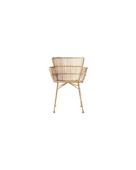 Natural Woven Dining Tub Chair, 3 of 3