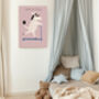 Horse On Scooter Nursery Art Print, thumbnail 3 of 3