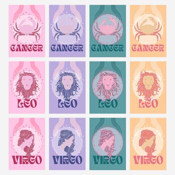 Zodiac Greetings Card, 3 of 12