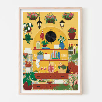 Spanish Tapas Kitchen Art Print, 6 of 6