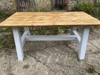 Reclaimed Timber Dining Room Table, 9 of 12