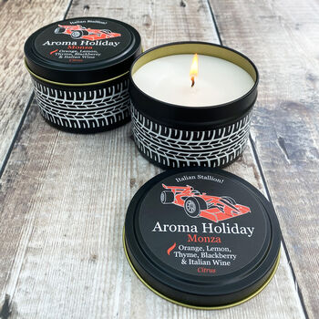 World Motorsport Scented Gift Candle, 3 of 5