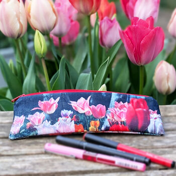 Tulip Velvet Pencil Case, 4 of 5